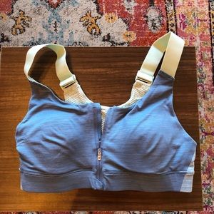 Outdoor Voices Zipper Sports Bra